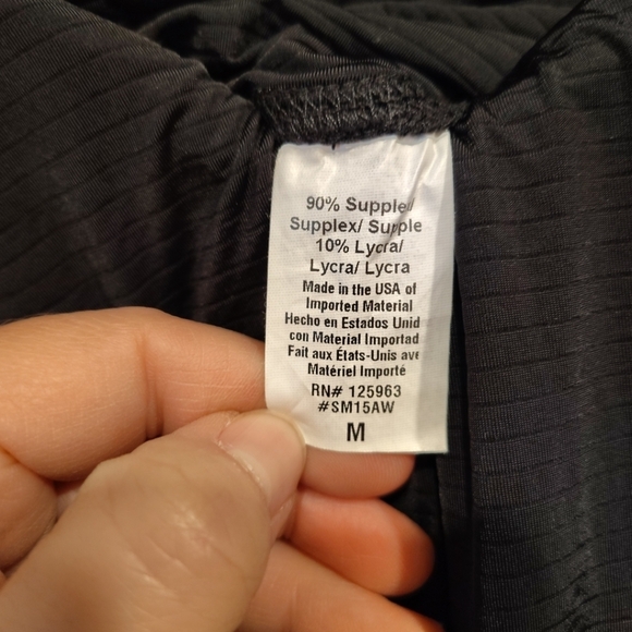 Beyond The Bump Yoga Black Cropped Capri Maternity Leggings Sz M Athletic Casual - Picture 5 of 8